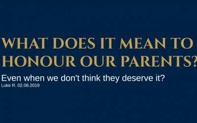 Honouring our parents?